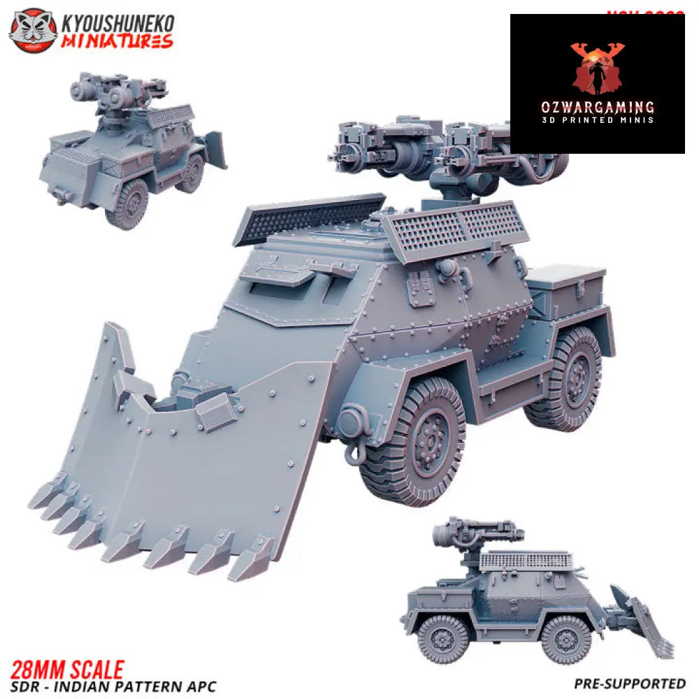 Sikh Desert Raiders APC | Kyoushuneko 32mm Grimdark Wargaming Miniatures Role Playing Miniatures