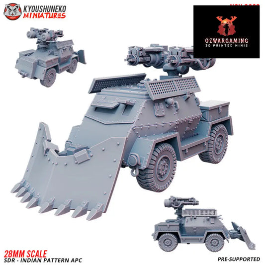 Sikh Desert Raiders APC | Kyoushuneko 32mm Grimdark Wargaming Miniatures Role Playing Miniatures
