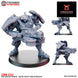 Sikh Desert Raiders Mecha Droid HMG | Kyoushuneko 32mm Grimdark Wargaming Miniatures Role Playing Miniatures