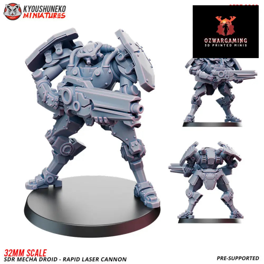 Sikh Desert Raiders Mecha Droid Laser Cannon | Kyoushuneko 32mm Grimdark Wargaming Miniatures Role Playing Miniatures