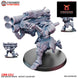 Sikh Desert Raiders Mecha Droid Rocket Launcher | Kyoushuneko 32mm Grimdark Wargaming Miniatures Role Playing Miniatures