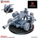 Sikh Desert Raiders Weapon Team Auto Cannon | Kyoushuneko 32mm Grimdark Wargaming Miniatures Role Playing Miniatures