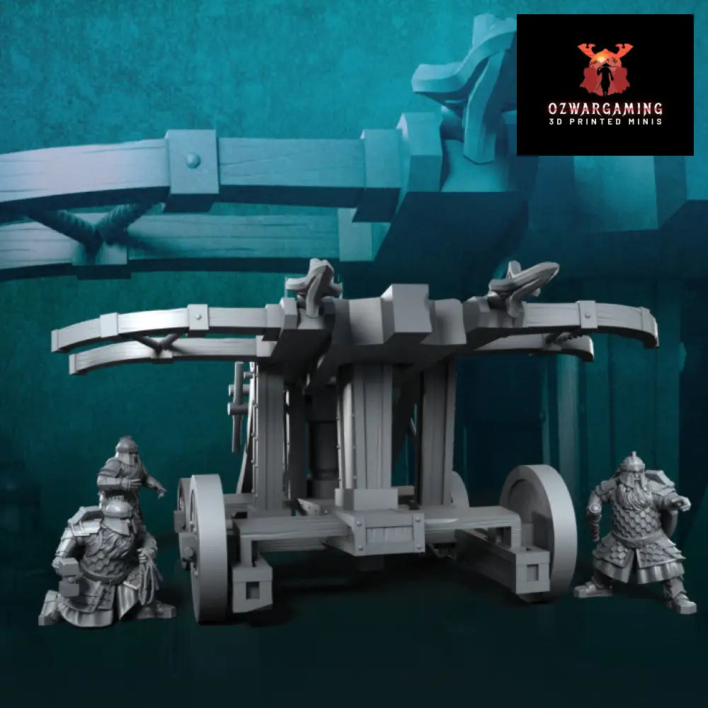 Silver Goat Dwarves Ballista | Davale Games 25mm Fantasy Wargaming Miniatures Role Playing Miniatures