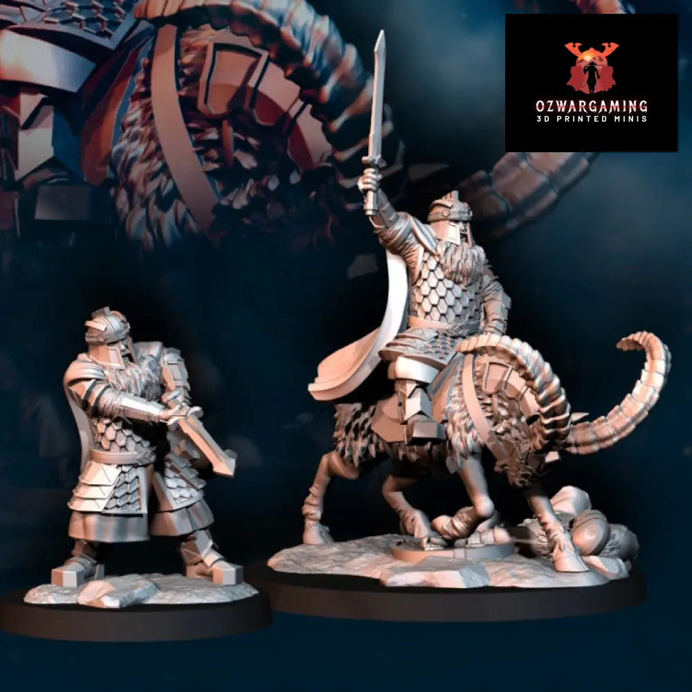 Silver Goat Dwarves Captain | Davale Games 25mm Fantasy Wargaming Miniatures Role Playing Miniatures