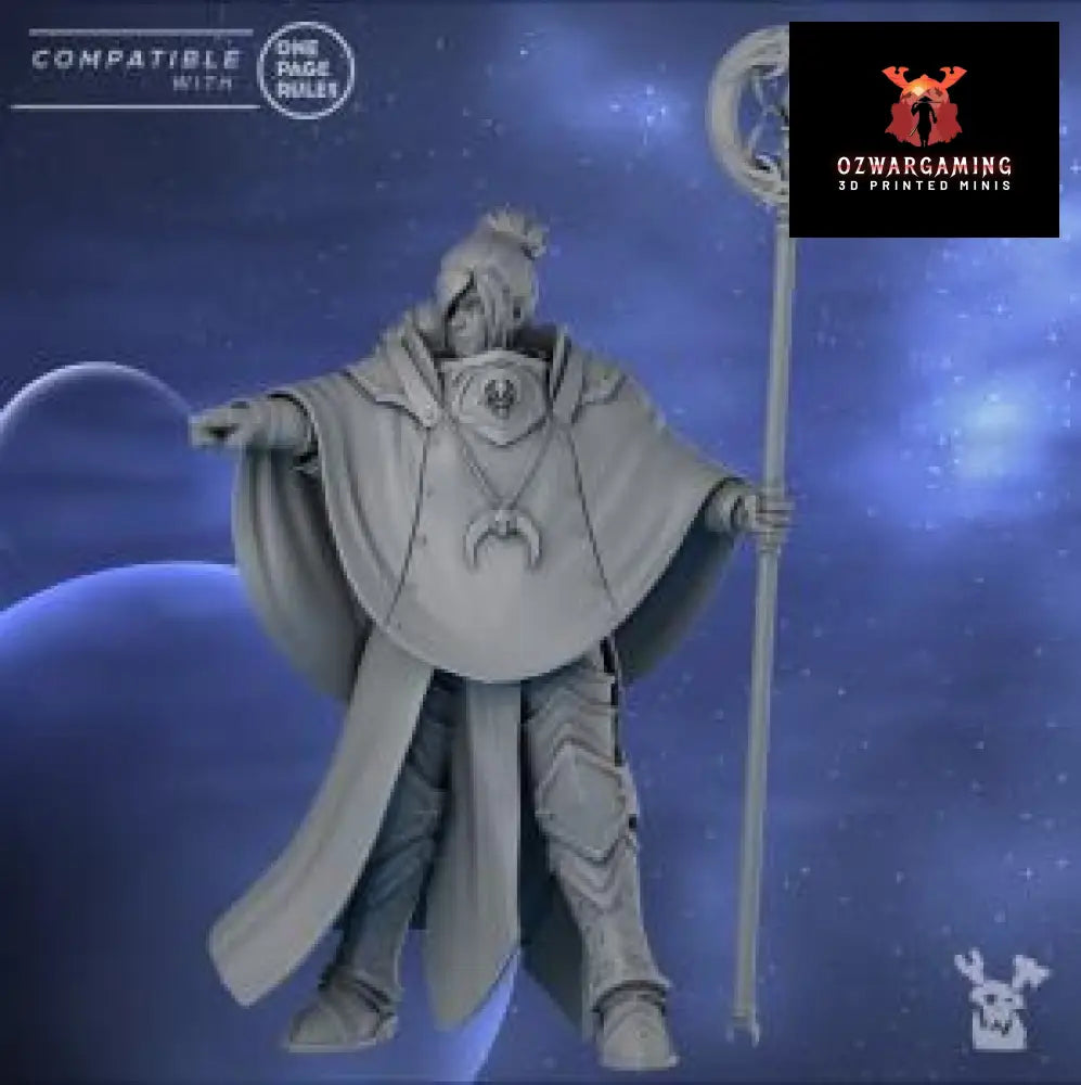 Silver Moon Order Keeper | DakkaDakka.store Grimdark Wargaming Miniatures Role Playing Miniatures