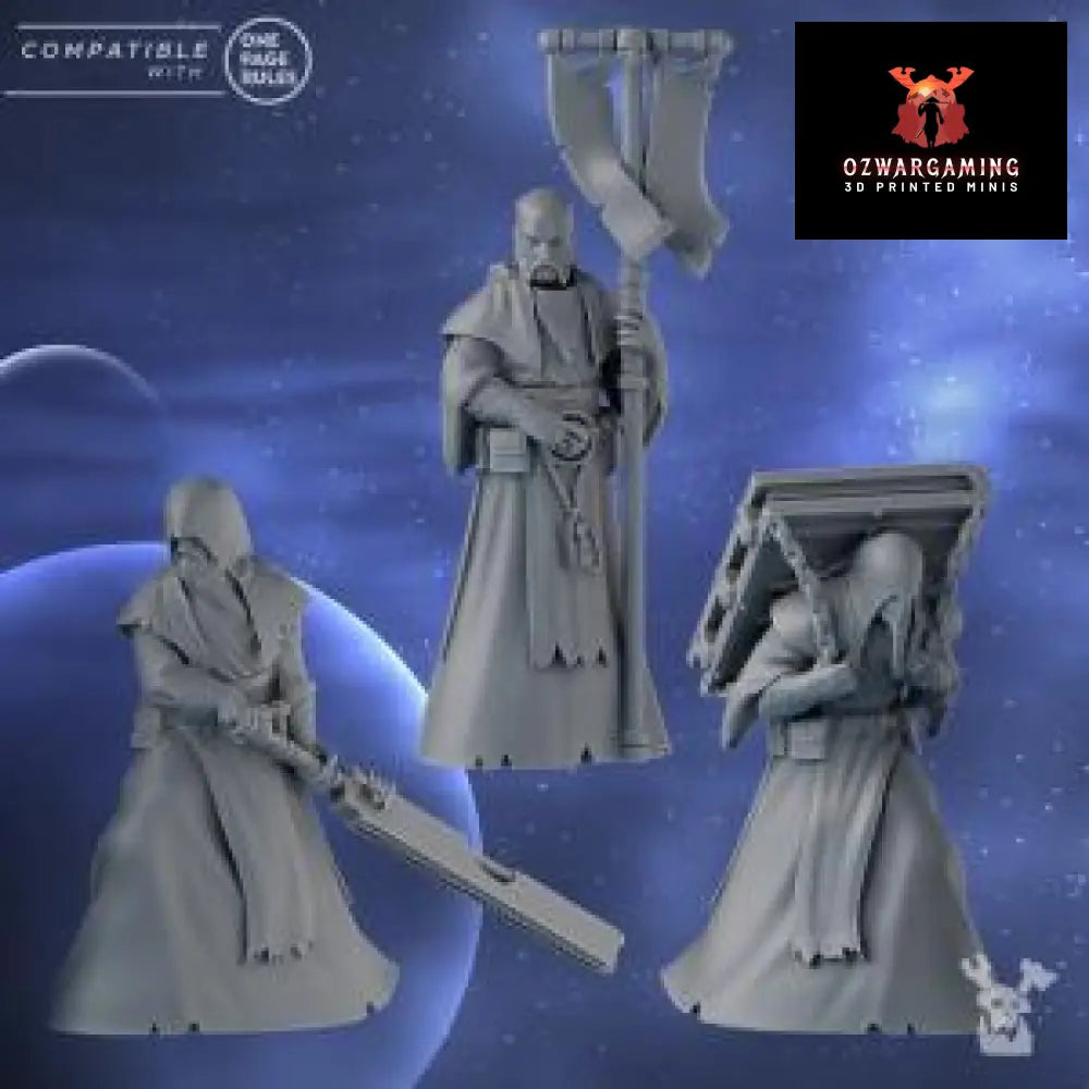 Silver Moon Pilgrims | DakkaDakka.store Grimdark Wargaming Miniatures Role Playing Miniatures