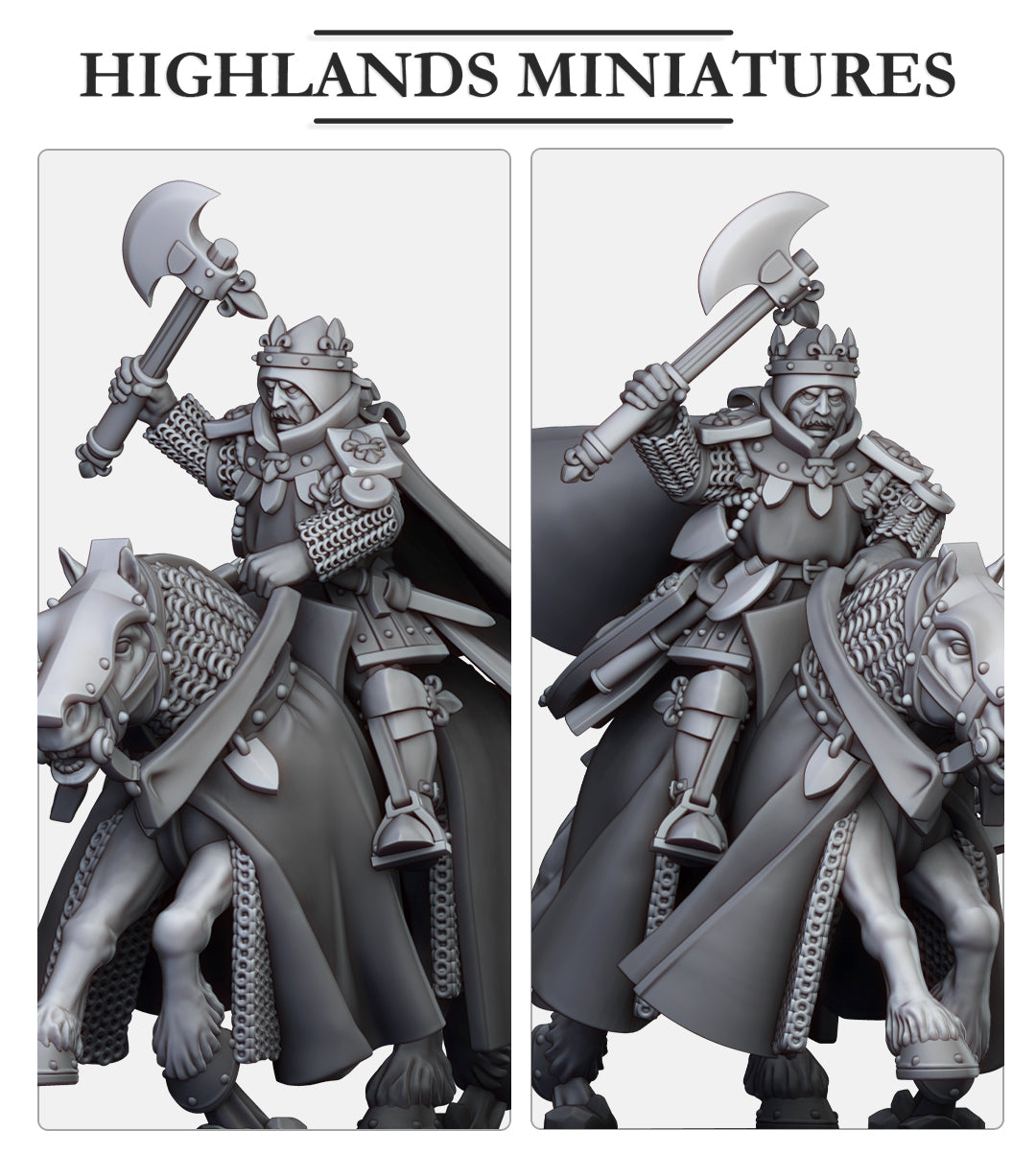 Kingdom Of Gallia Duke Robert | Highlands Miniatures 28/32mm Fantasy Wargaming Miniatures Role Playing Miniatures