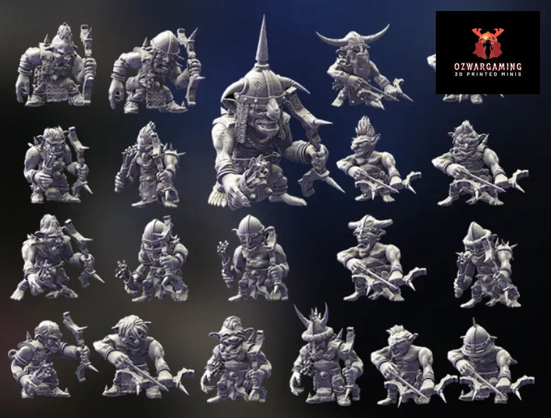 Skaartrench Goblin Archers | Phillip Sin Fantasy Wargaming Miniatures Role Playing Miniatures