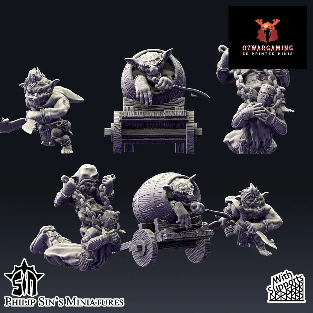 Skaartrench Goblin Assassins | Phillip Sin Fantasy Wargaming Miniatures Role Playing Miniatures