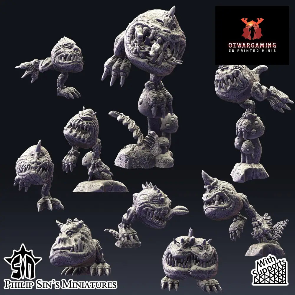Skaartrench Goblin Cave Hoppers | Phillip Sin Fantasy Wargaming Miniatures Role Playing Miniatures