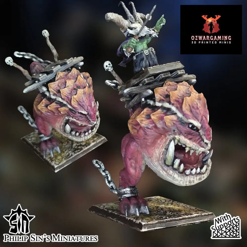 Skaartrench Goblin Giant Cave Hopper | Phillip Sin Fantasy Wargaming Miniatures Role Playing Miniatures