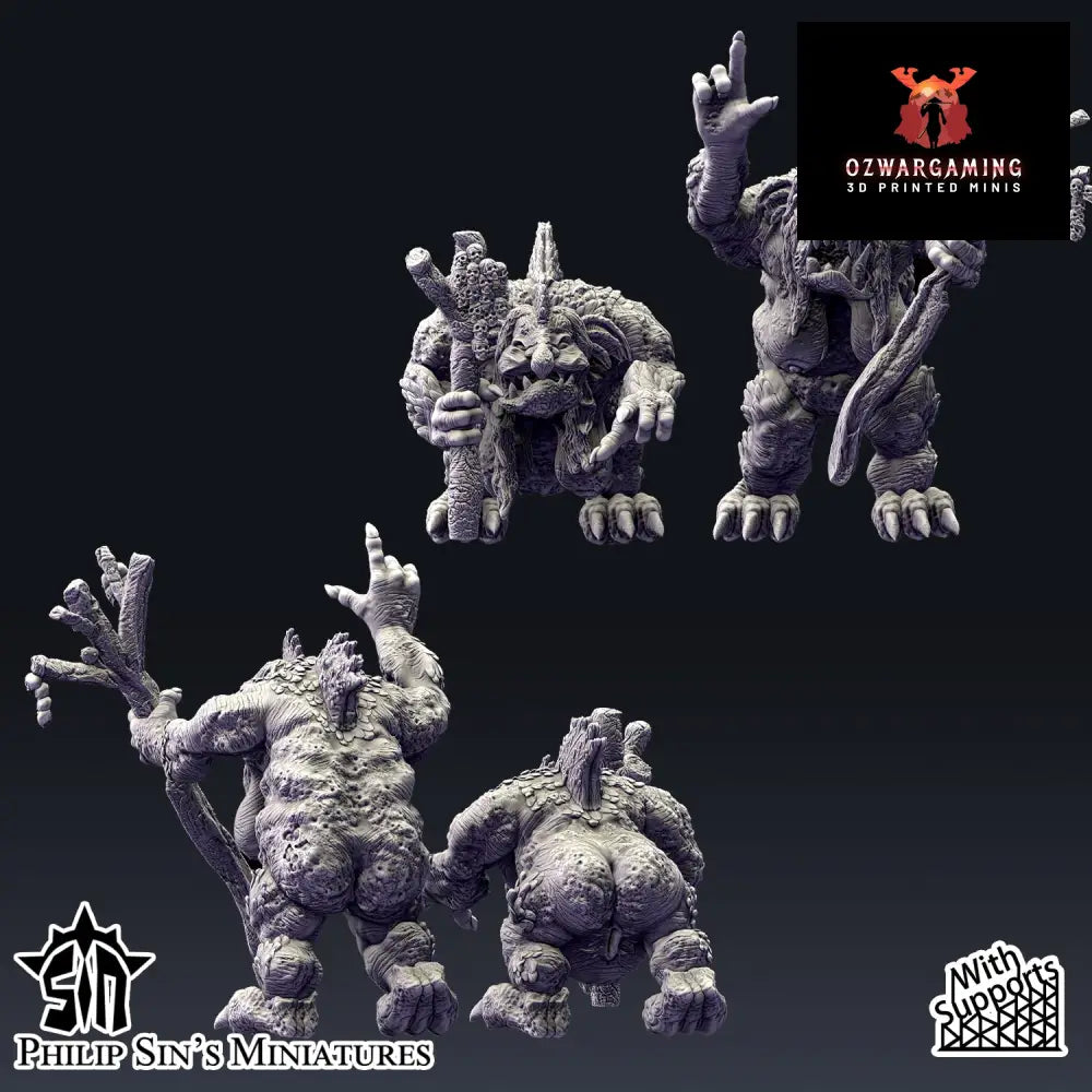 Skaartrench Troll Witches | Phillip Sin Fantasy Wargaming Miniatures Role Playing Miniatures