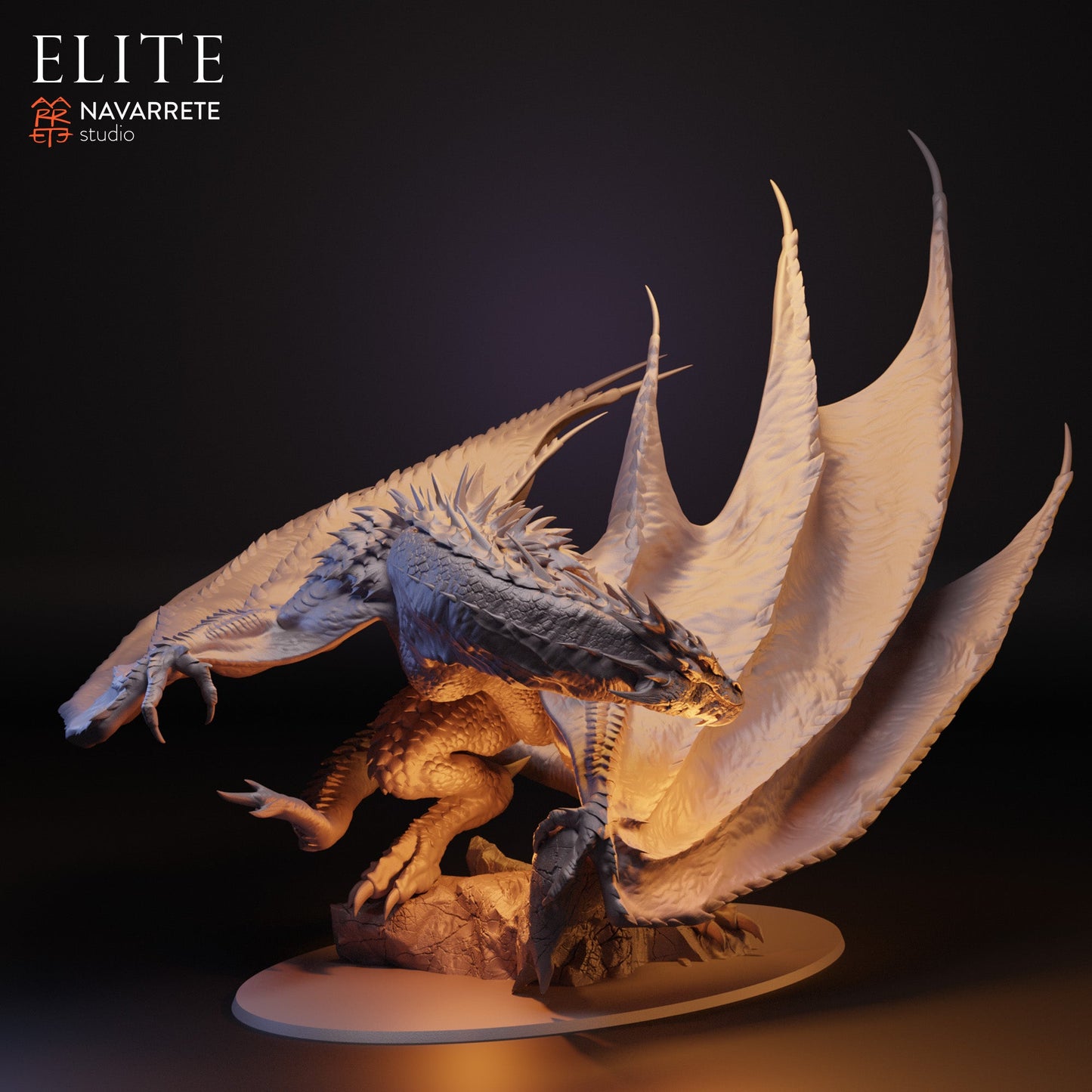 Smarok Dragon of Greed | Navarrete Studios 25mm Fantasy Wargaming Miniatures