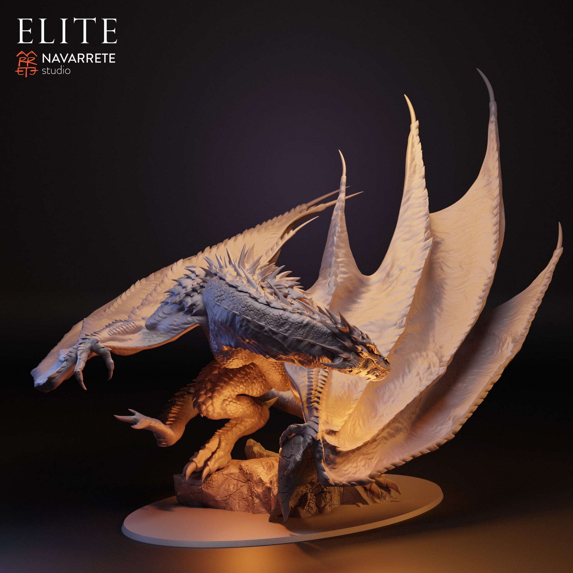 Smarok Dragon of Greed | Navarrete Studios 25mm Fantasy Wargaming Miniatures