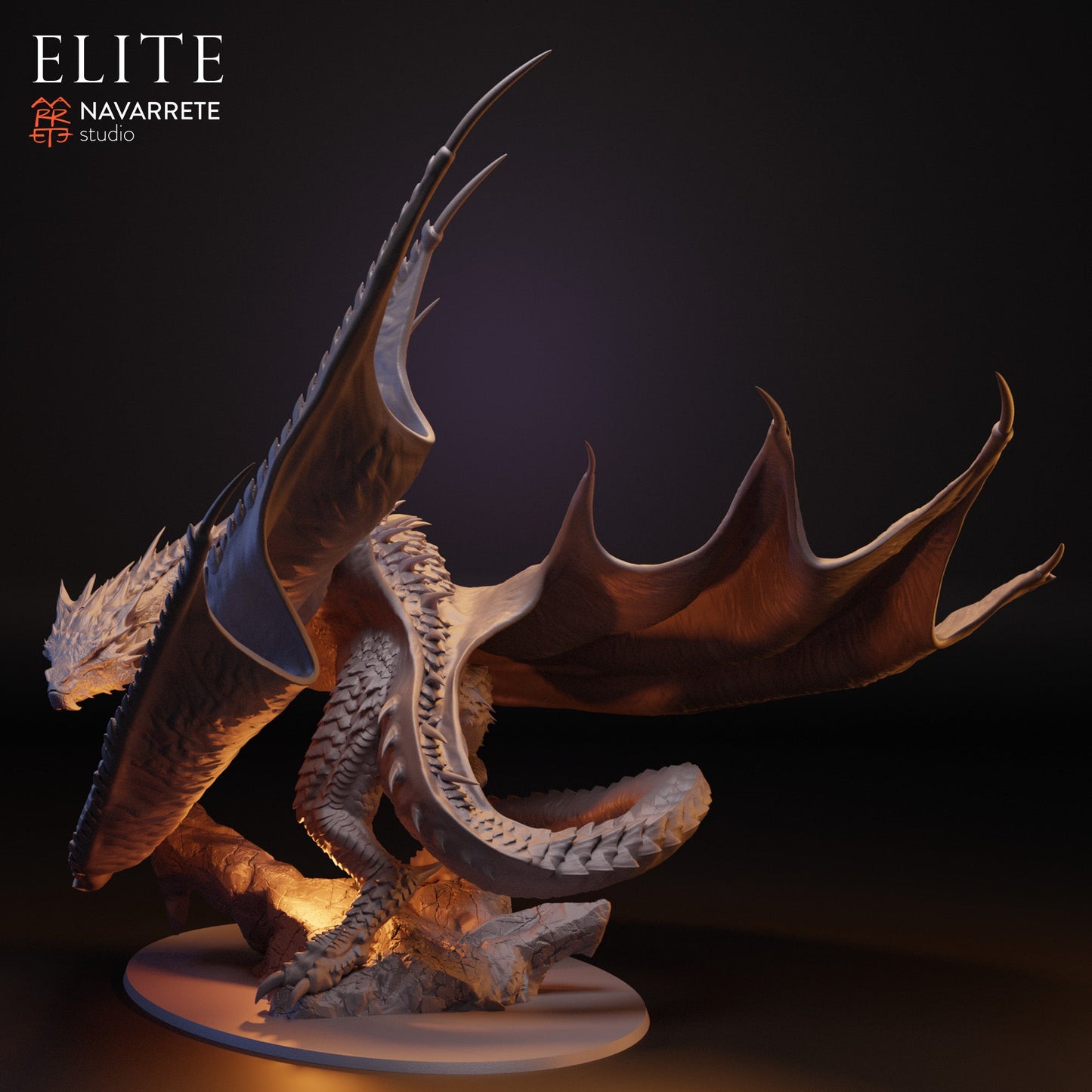 Smarok Dragon of Greed | Navarrete Studios 25mm Fantasy Wargaming Miniatures