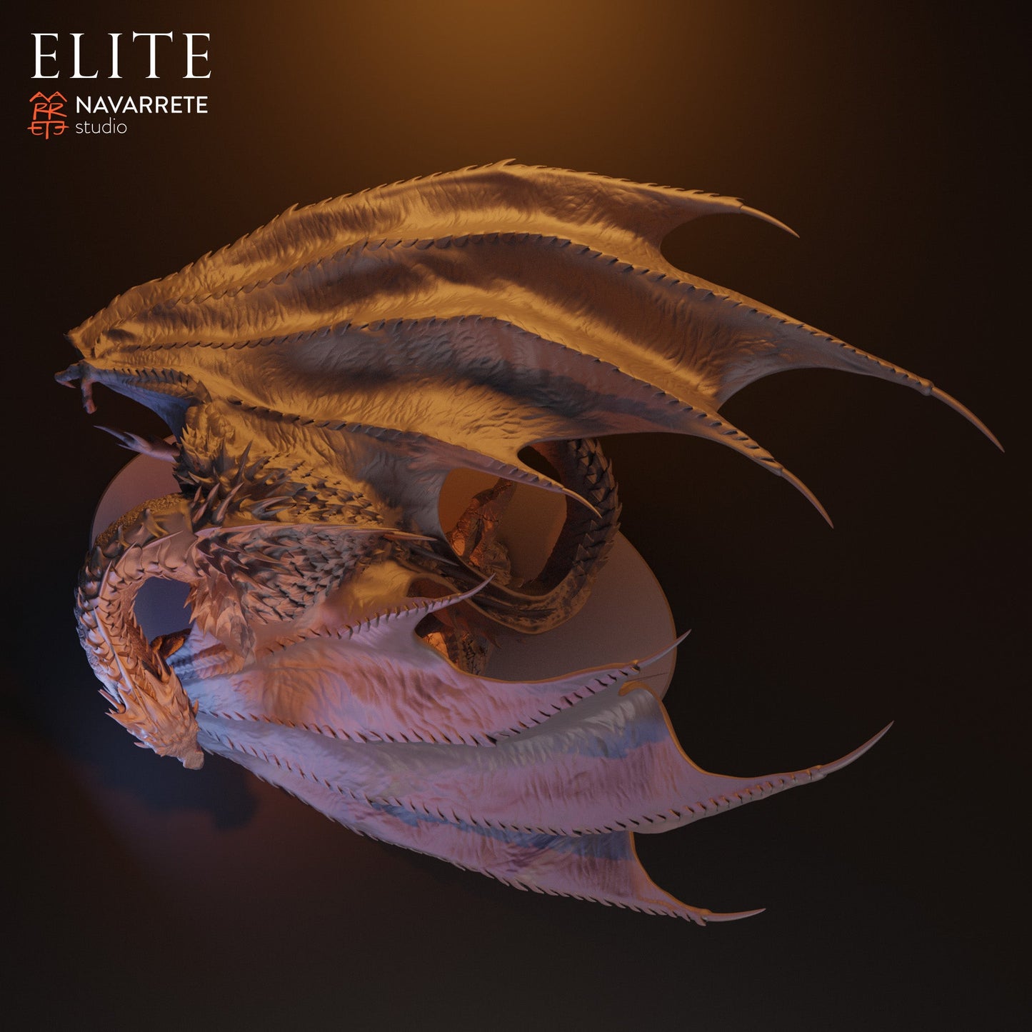 Smarok Dragon of Greed | Navarrete Studios 25mm Fantasy Wargaming Miniatures