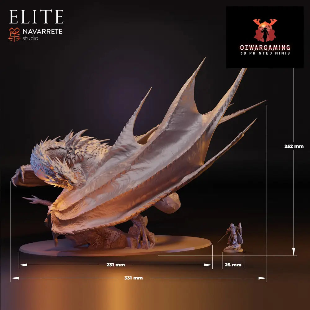 Smarok Dragon of Greed | Navarrete Studios 25mm Fantasy Wargaming Miniatures