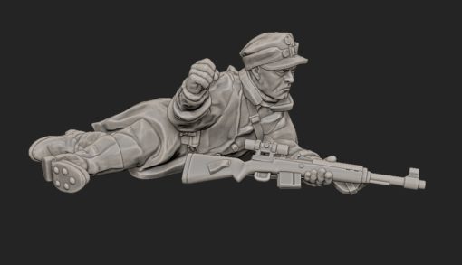 Polish People’s Army Sniper | Propylene Foliescu 28mm WW2 Wargaming Miniatures Role Playing Miniatures