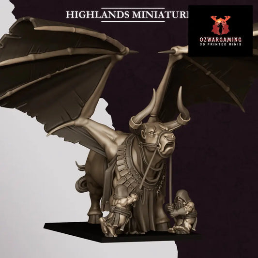Sons of Marduk Bull | Highlands Miniatures 28/32mm Fantasy Wargaming Miniatures Role Playing Miniatures