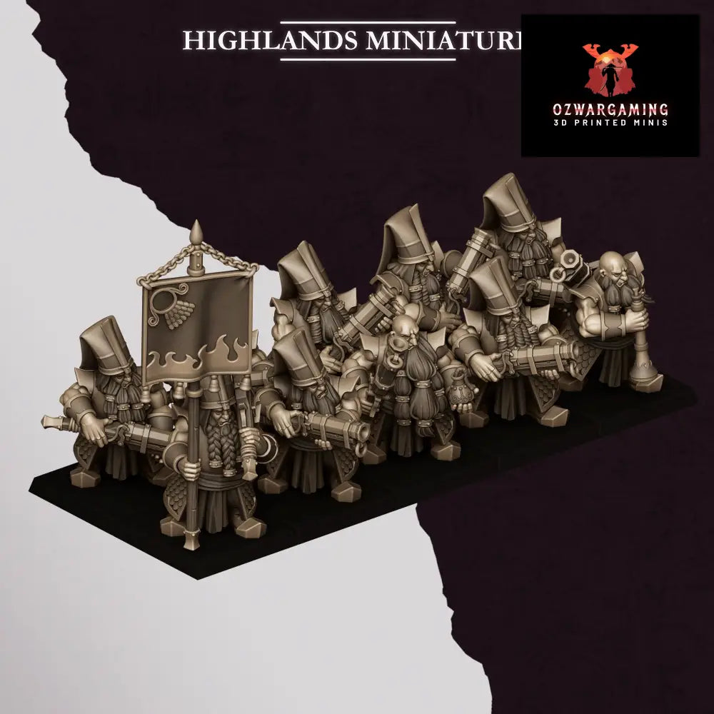 Sons of Marduk Shooters | Highlands Miniatures 28/32mm Fantasy Wargaming Miniatures Role Playing Miniatures