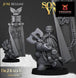 Sons Of Ymir Dwarven Banner | Highlands Miniatures 28/32mm Fantasy Wargaming Miniatures Role Playing Miniatures
