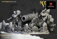 Sons Of Ymir Dwarven Heavy Cannon | Highlands Miniatures 28/32mm Fantasy Wargaming Miniatures Role Playing Miniatures