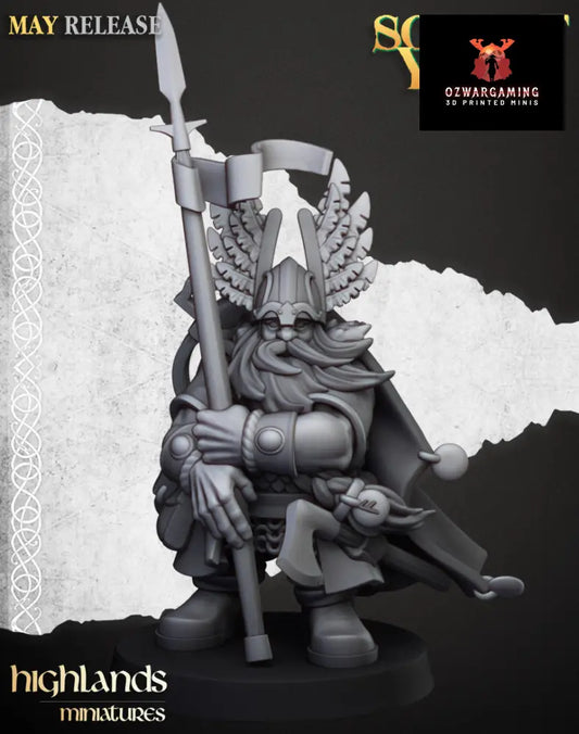Sons Of Ymir Dwarven Lord | Highlands Miniatures 28/32mm Fantasy Wargaming Miniatures Role Playing Miniatures