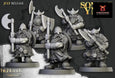 Sons Of Ymir Dwarven Warrior Great Weapons Expansion Pack | Highlands Miniatures 28/32mm Fantasy Wargaming Miniatures