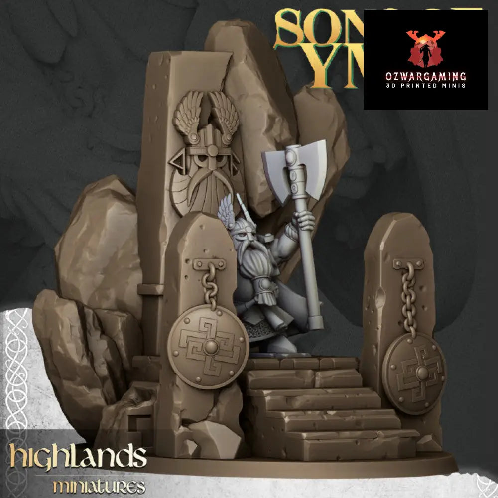 Sons Of Ymir King | Highlands Miniatures 28/32mm Fantasy Wargaming Miniatures Role Playing Miniatures