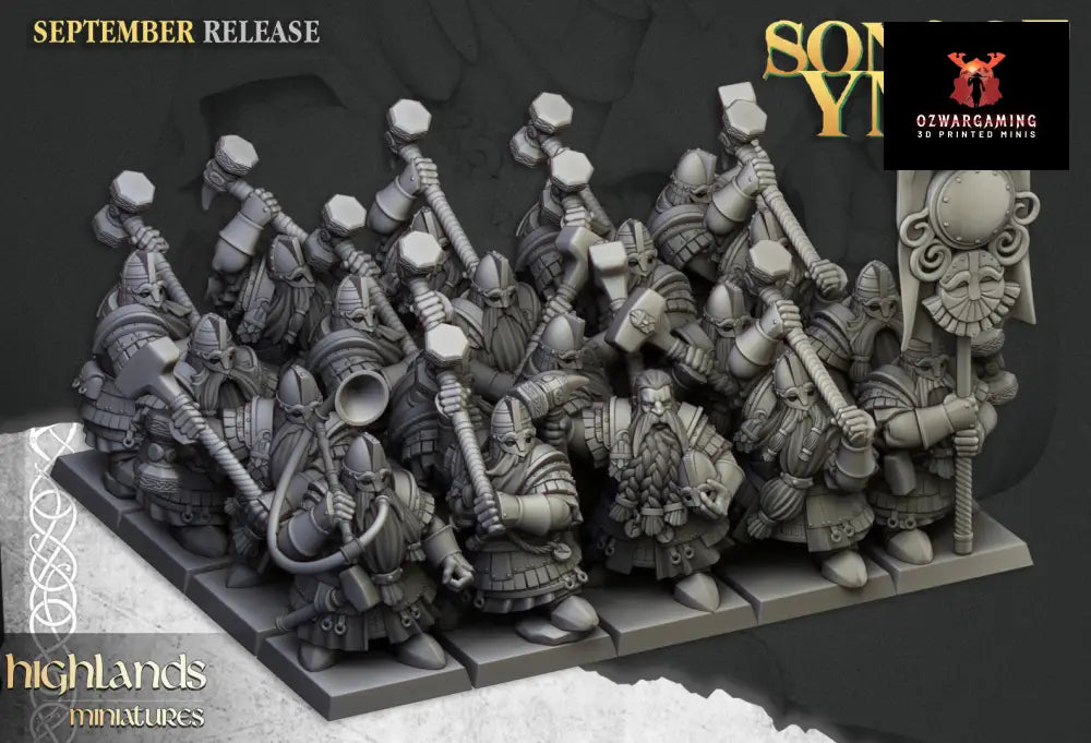 Sons Of Ymir Starter Army | Highlands Miniatures 28mm Fantasy Wargaming Miniatures Role Playing Miniatures