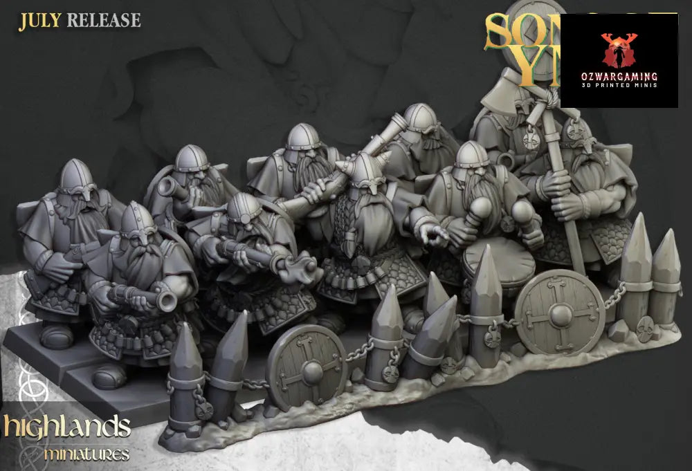 Sons Of Ymir Starter Army | Highlands Miniatures 28mm Fantasy Wargaming Miniatures Role Playing Miniatures