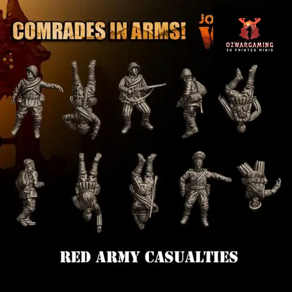 Soviet Army Casualties | 3D Breed 28mm WW2 Wargaming Miniatures Role Playing Miniatures