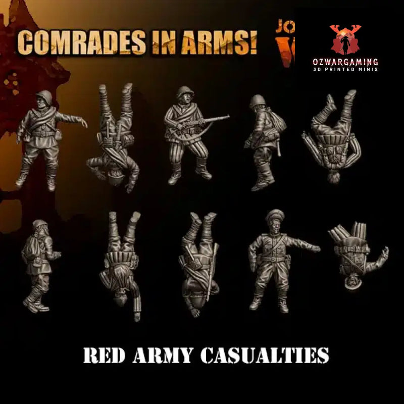 Soviet Army Casualties | 3D Breed 28mm WW2 Wargaming Miniatures Role Playing Miniatures