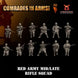 Soviet Army Mid-Late Riflemen | 3D Breed 28mm WW2 Wargaming Miniatures Role Playing Miniatures