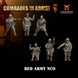 Soviet Army NCOs | 3D Breed 28mm WW2 Wargaming Miniatures Role Playing Miniatures