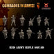 Soviet Army Riflemen | 3D Breed 28mm WW2 Wargaming Miniatures Role Playing Miniatures