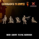 Soviet Army Tank Riders | 3D Breed 28mm WW2 Wargaming Miniatures Role Playing Miniatures