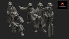 Soviet Winter War Generic Artillery Crew | Propylene Foliescu 28mm WW2 Wargaming Miniatures Role Playing Miniatures