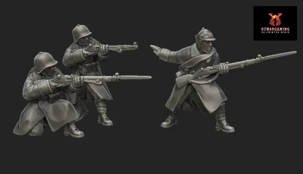 Soviet Winter War Squad | Propylene Foliescu 28mm WW2 Wargaming Miniatures Role Playing Miniatures