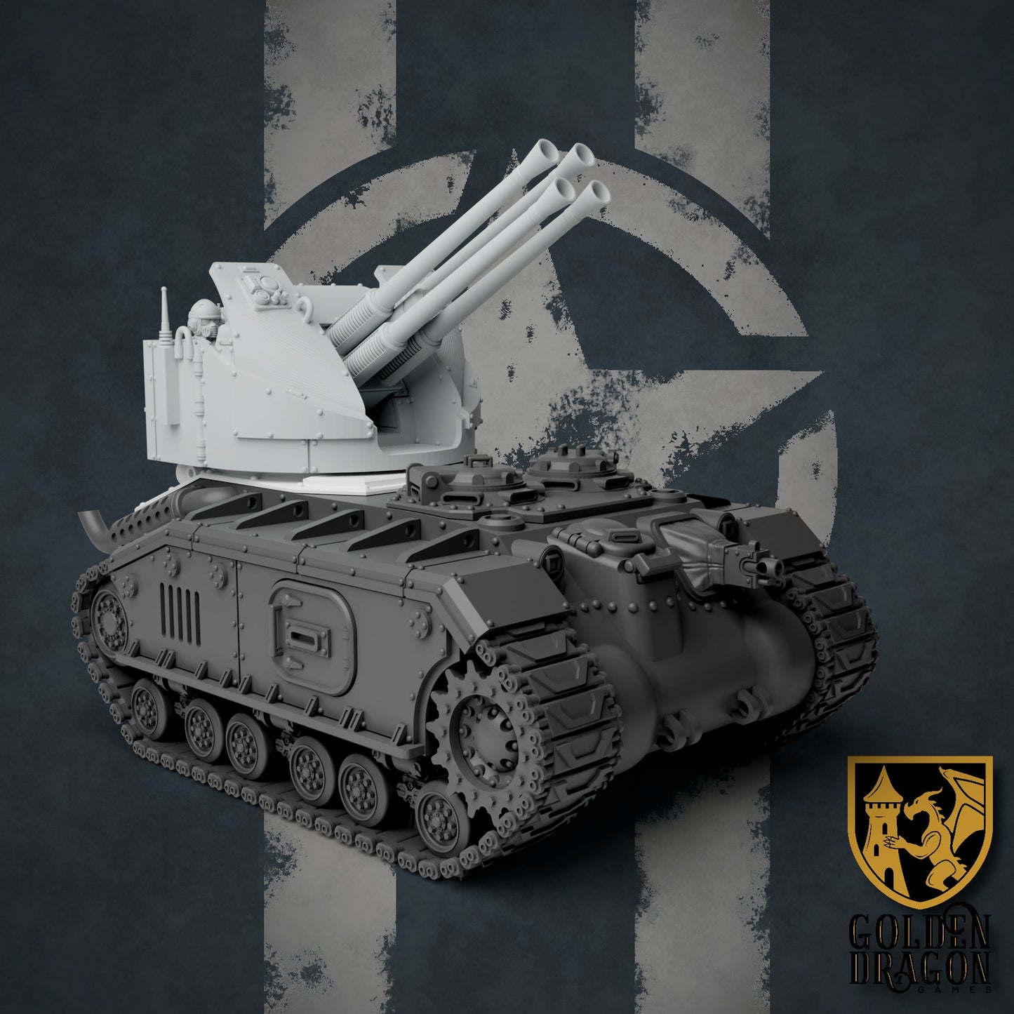 United States of America M48 Ram APC Upgrade Kits | Golden Dragon Games Weird WW2 M48 Razorback Role Playing Miniatures