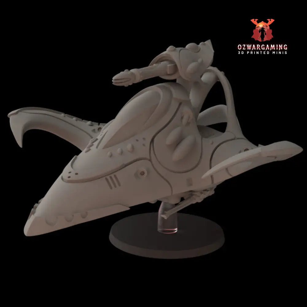 Space Elves Aeterni Battle Dancer Assault Ship | Fantasy Cult 32mm Grimdark Wargaming Miniatures Role Playing Miniatures