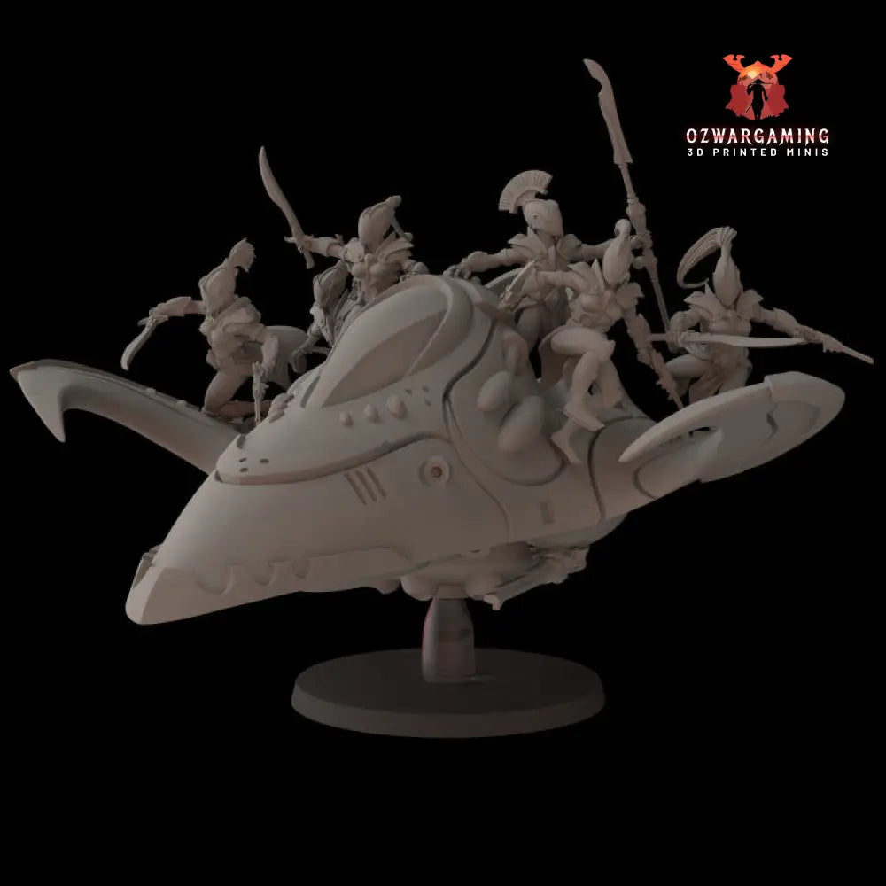 Space Elves Aeterni Battle Dancer Transport | Fantasy Cult 32mm Grimdark Wargaming Miniatures Role Playing Miniatures