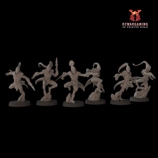 Space Elves Aeterni Battle Dancers Alt Weapons | Fantasy Cult 32mm Grimdark Wargaming Miniatures Role Playing Miniatures