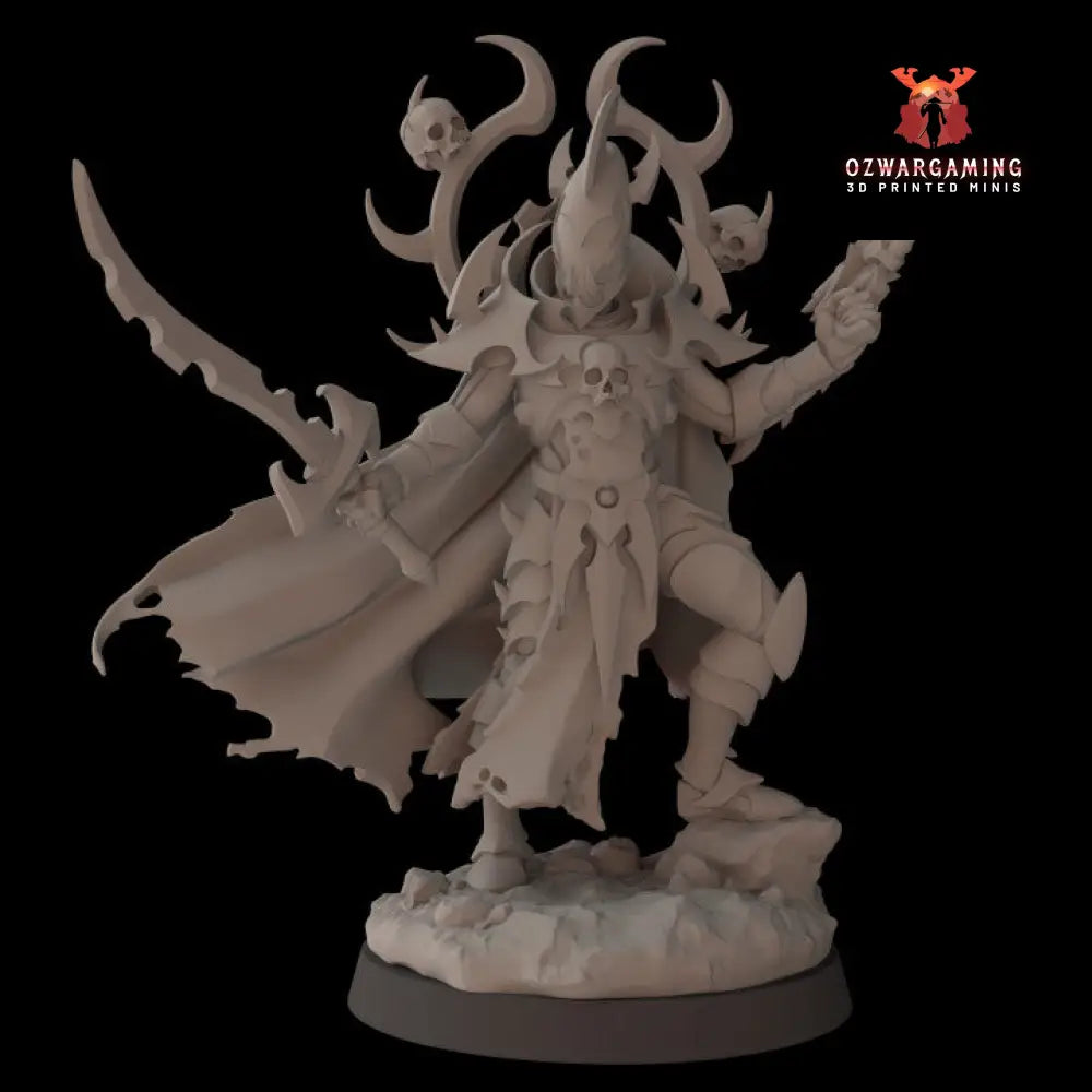 Space Elves Dark Hierarch | Fantasy Cult 32mm Grimdark Wargaming Miniatures Role Playing Miniatures