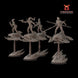 Space Elves Dark Sliders | Fantasy Cult 32mm Grimdark Wargaming Miniatures Role Playing Miniatures
