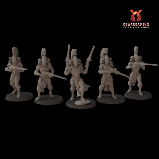 Space Elves Elite Guard | Fantasy Cult 32mm Grimdark Wargaming Miniatures Role Playing Miniatures