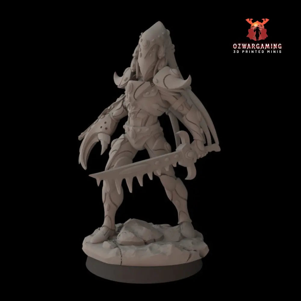 Space Elves Eviscerator Lord | Fantasy Cult 32mm Grimdark Wargaming Miniatures Role Playing Miniatures