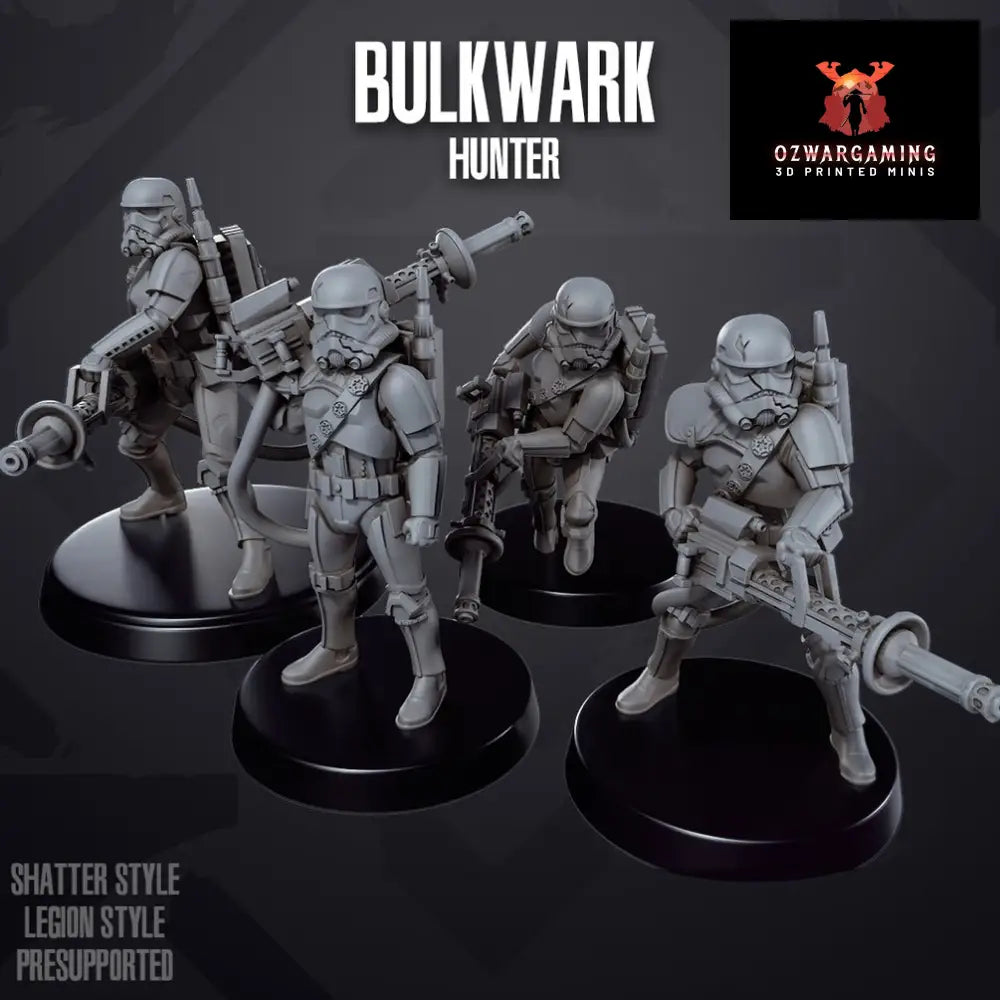Space Wars: Authority Bulkwark Hunter | Skullforge Studios 32mm Wargaming Miniatures Role Playing Miniatures
