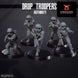 Space Wars: Authority Drop Troopers | Skullforge Studios 32mm Wargaming Miniatures Role Playing Miniatures