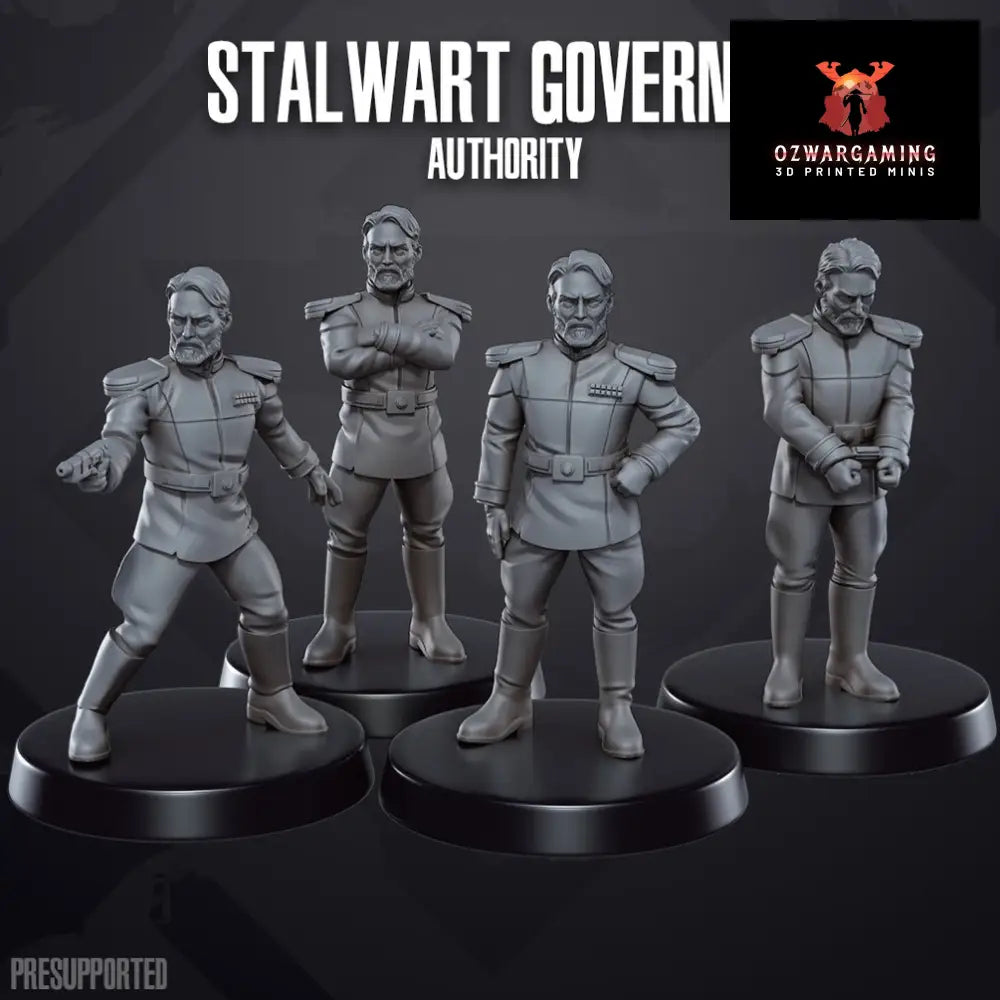 Space Wars: Authority Stalwart Governor | Skullforge Studios 32mm Wargaming Miniatures Role Playing Miniatures